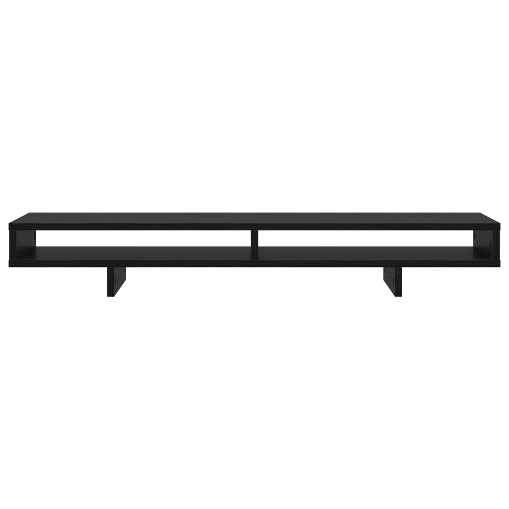vidaXL Monitor Halterung Schwarz 100 x 27 x 15 cm Holzwerkstoff