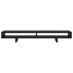 vidaXL Monitor Halterung Schwarz 100 x 27 x 15 cm Holzwerkstoff