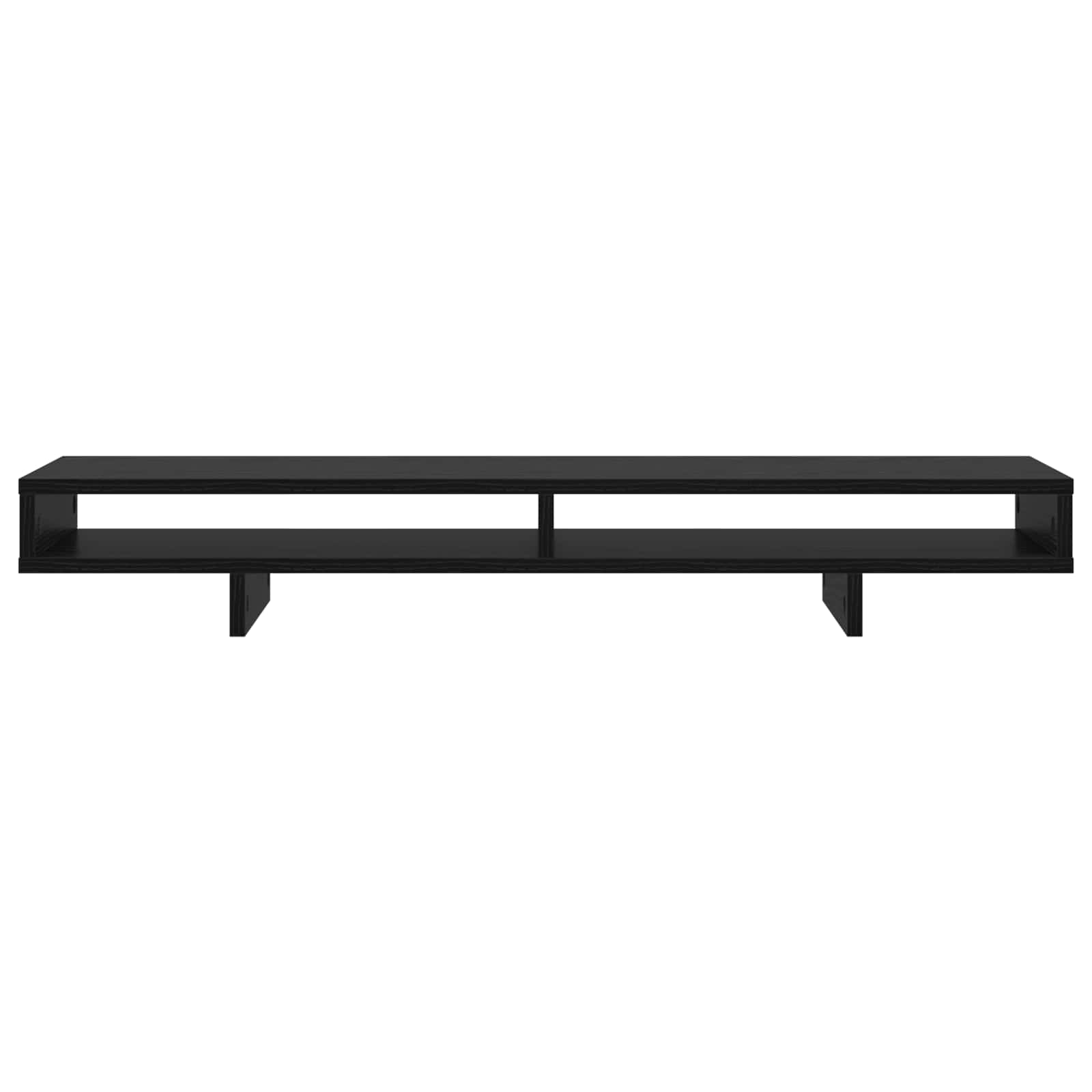 vidaXL Monitor Halterung Schwarz 100 x 27 x 15 cm Holzwerkstoff