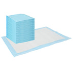 vidaXL Vliesstoff Haustier Trainingspad 50 pcs Blau und Weiß