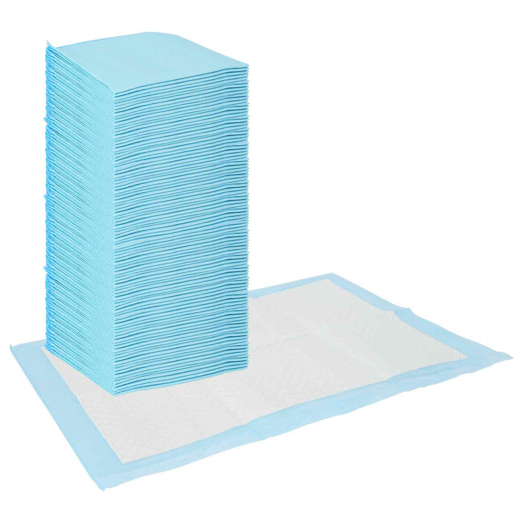 vidaXL Vliesstoff Haustier Trainingspad 100 pcs Blau und Weiß
