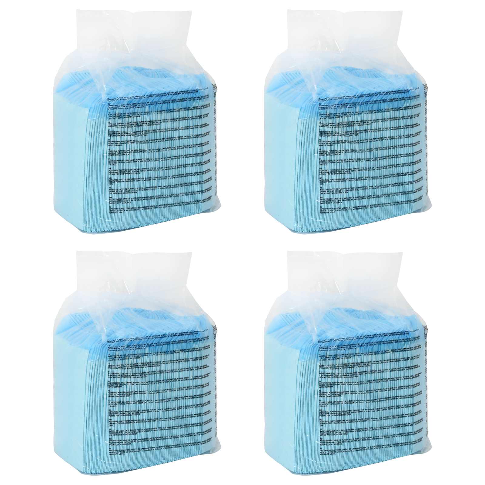 vidaXL Vliesstoff Haustier Trainingspad 200 pcs Blau und Weiß