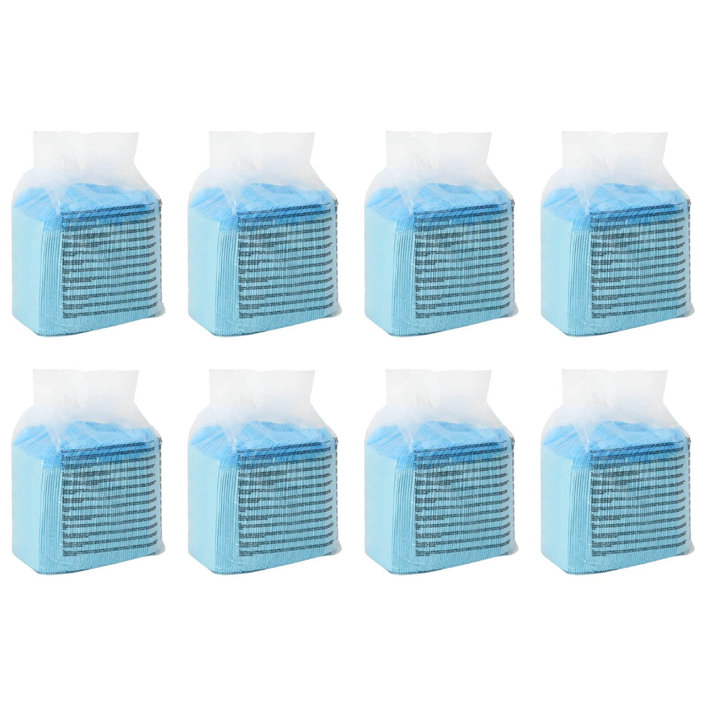 vidaXL Vliesstoff Haustier Trainingspad 400 pcs Blau und Weiß