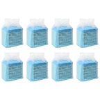 vidaXL Vliesstoff Haustier Trainingspad 400 pcs Blau und Weiß