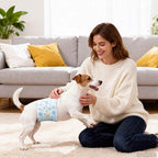 vidaXL Einweg-Hundewindel für Rüden 50 pcs Weiß XS