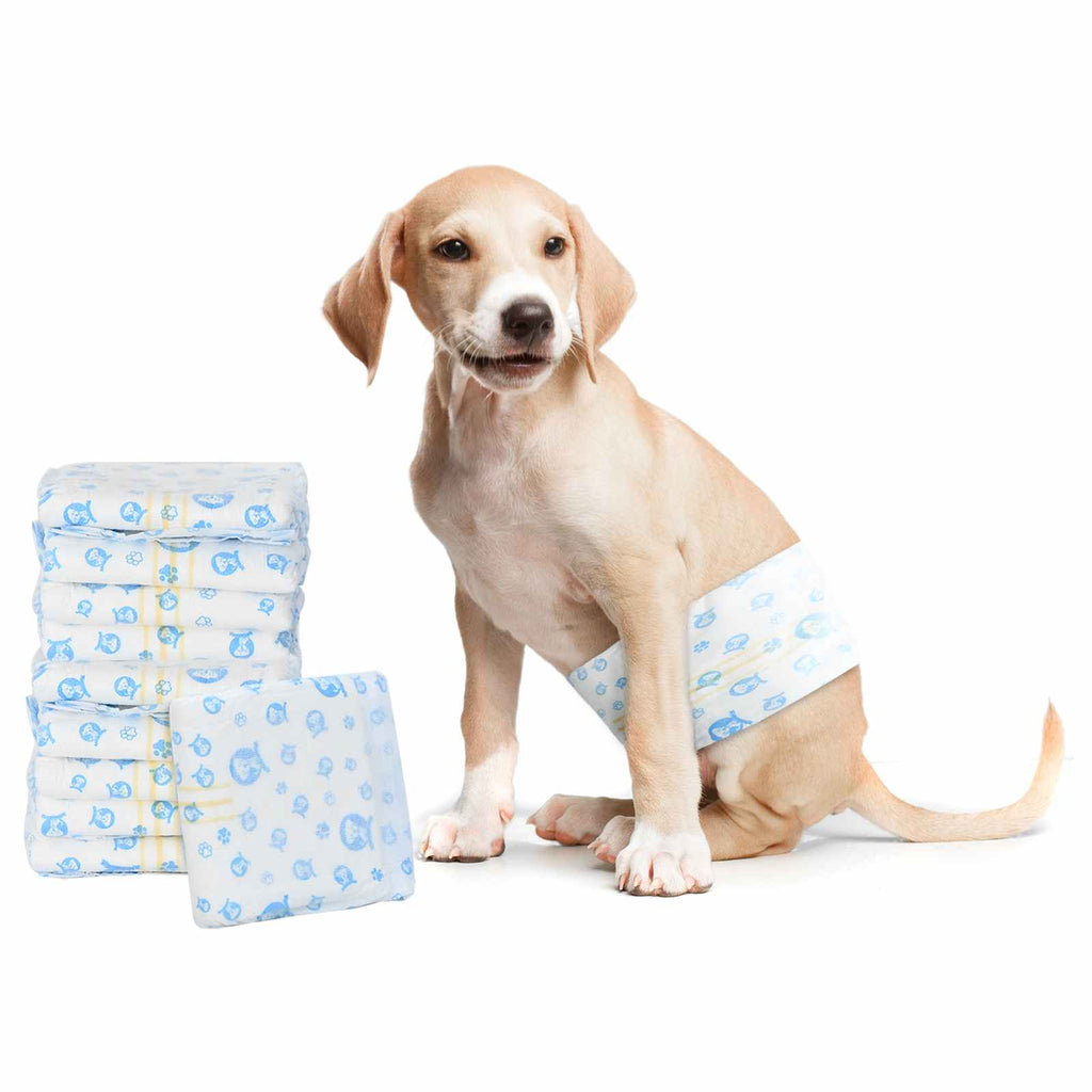 vidaXL Einweg-Hundewindel für Rüden 50 pcs Weiß XS