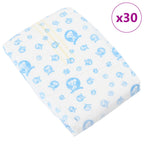 vidaXL Einweg-Hundewindel für Rüden 30 pcs Weiß S