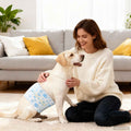 vidaXL Einweg-Hundewindel für Rüden 50 pcs Weiß S