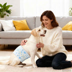 vidaXL Einweg-Hundewindel für Rüden 50 pcs Weiß S
