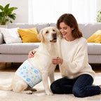 vidaXL Einweg-Hundewindel für Rüden 30 pcs Weiß L