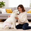 vidaXL Wegwerf-Hundewindel für Hündinnen 30 pcs Weiß XL