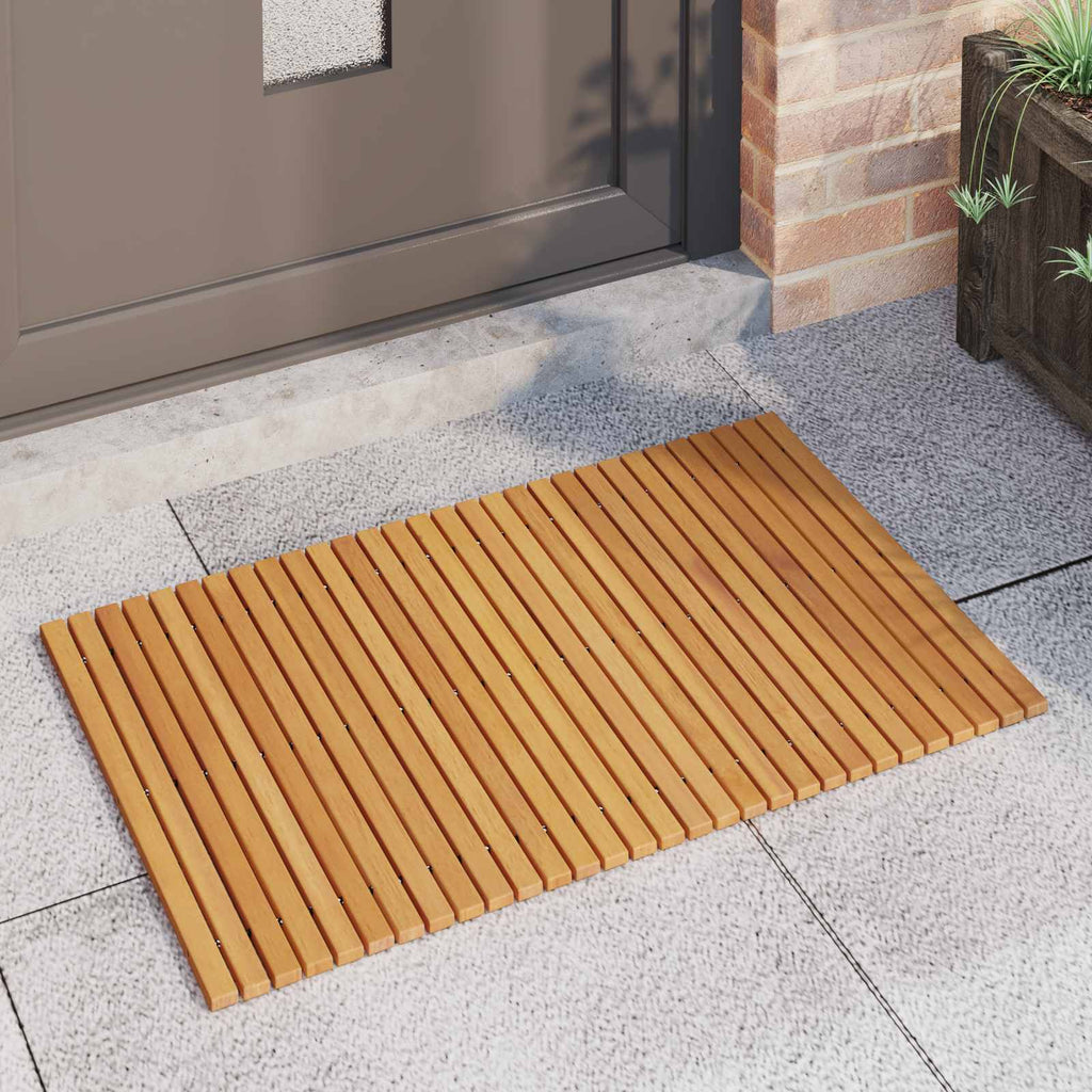 vidaXL Badematte Braun 80 x 50 cm Massivholz Akazie