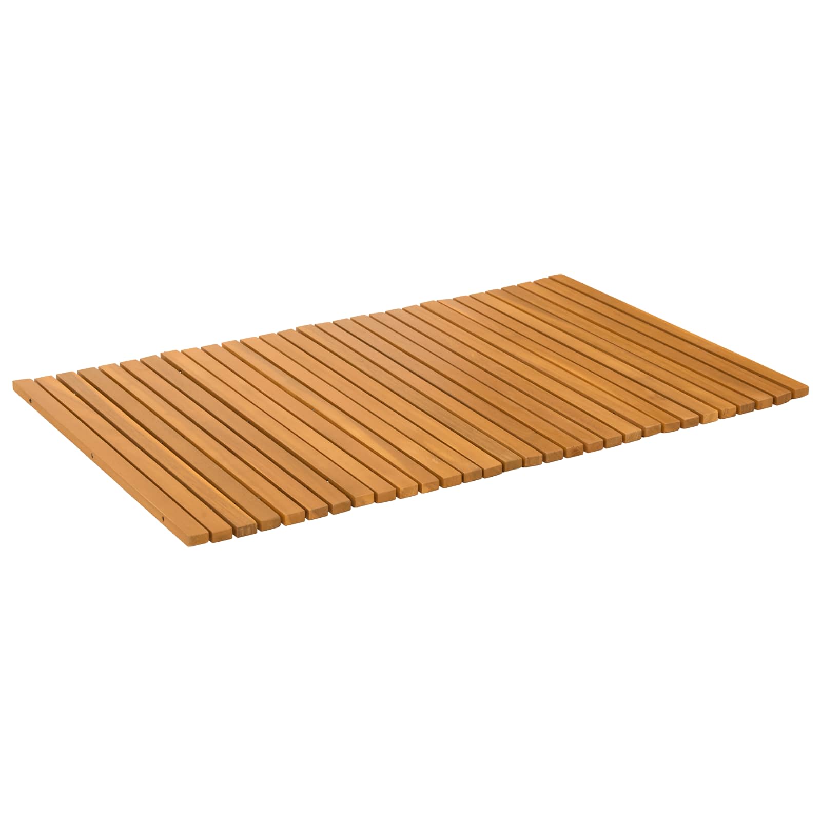 vidaXL Badematte Braun 80 x 50 cm Massivholz Akazie