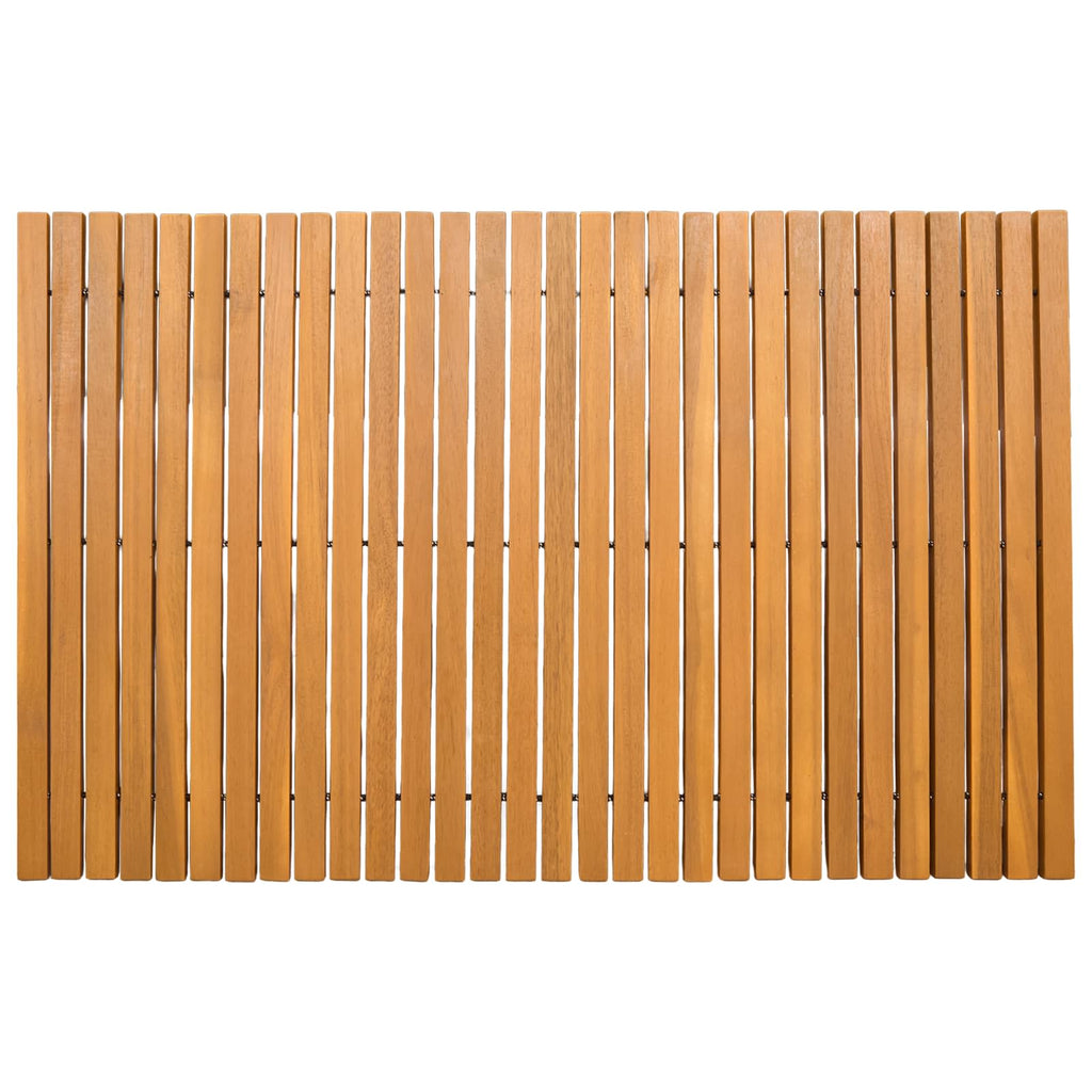 vidaXL Badematte Braun 80 x 50 cm Massivholz Akazie