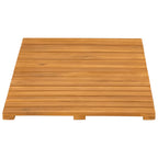 vidaXL Badematte Uni Braun 60 x 40 cm Holz