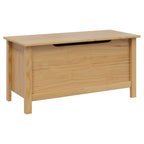 vidaXL Aufbewahrungsbox mit Speicher HILL Honigbraun 90 x 40 x 45 cm