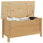 vidaXL Aufbewahrungsbox mit Speicher HILL Honigbraun 90 x 40 x 45 cm