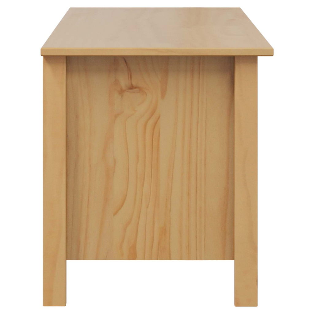 vidaXL Aufbewahrungsbox mit Speicher HILL Honigbraun 90 x 40 x 45 cm