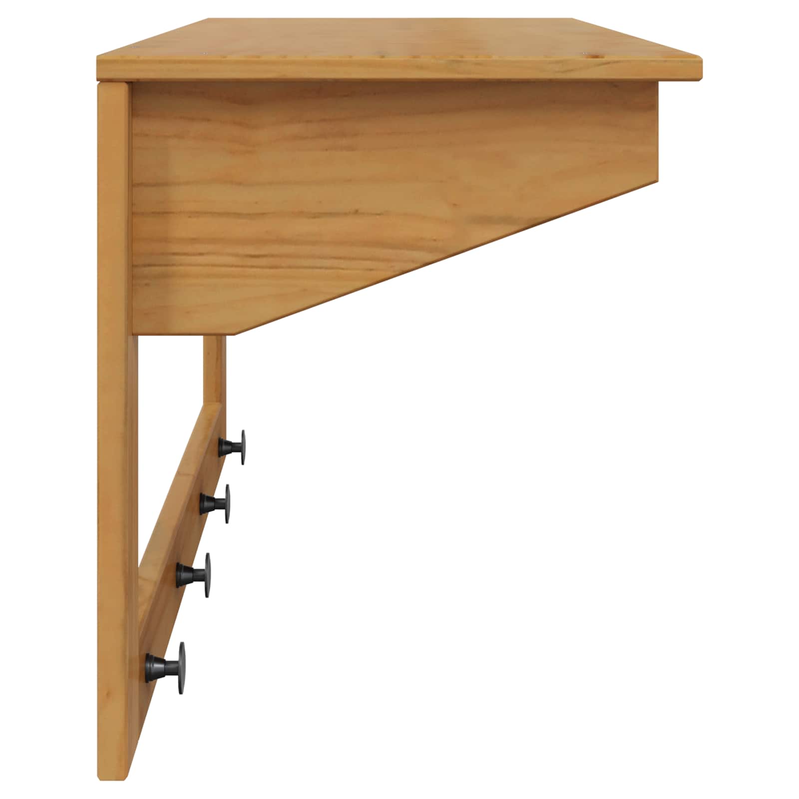 vidaXL Garderobenständer HILL Honigbraun 90 x 35 x 41,5 cm