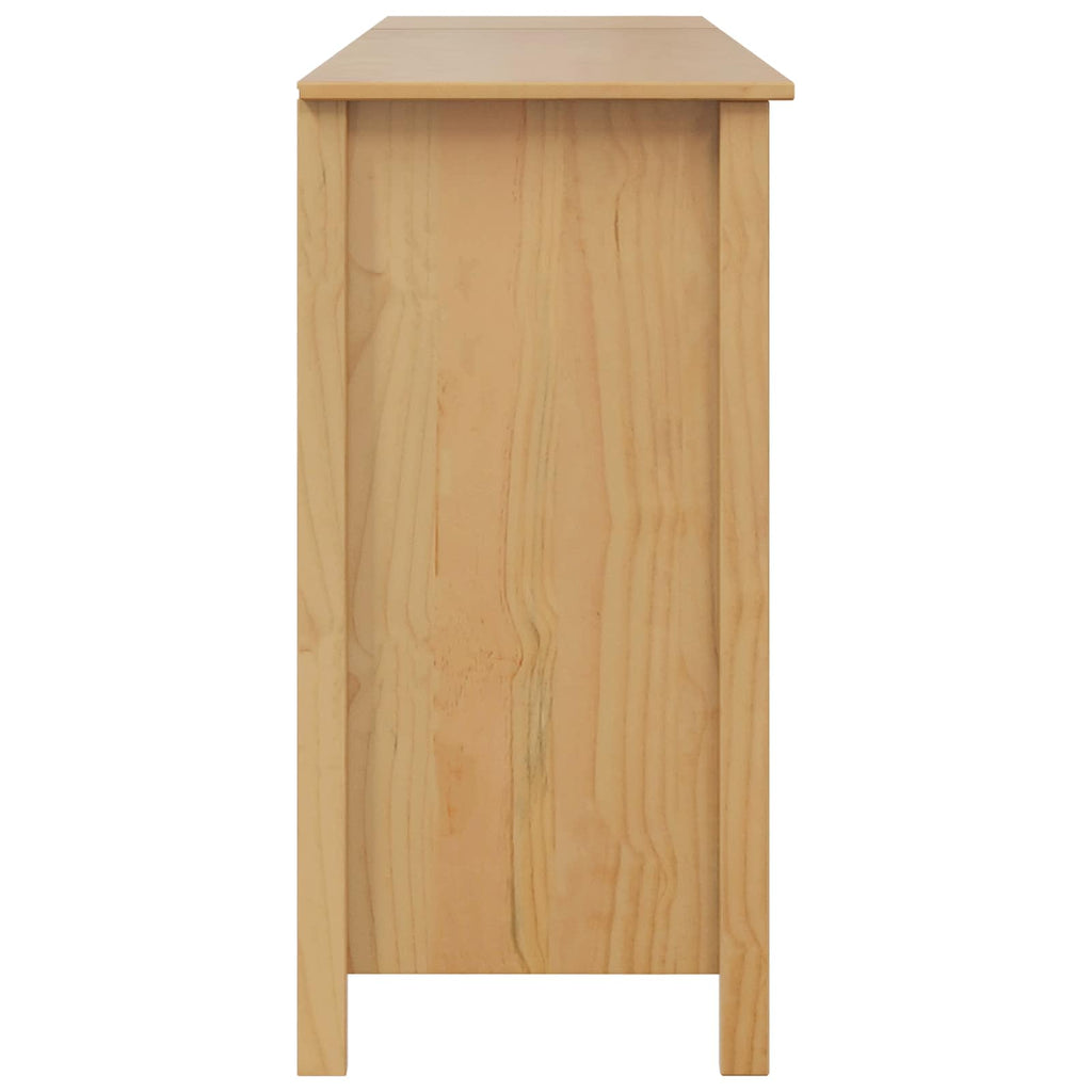 vidaXL Sideboard HILL Honigbraun 154 x 40 x 80 cm Massives Kiefernholz