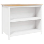 vidaXL Kücheninseln HILL Weiß 112 x 66 x 90 cm Massives Kiefernholz