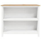 vidaXL Kücheninseln HILL Weiß 112 x 66 x 90 cm Massives Kiefernholz
