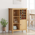 vidaXL Weinschrank HILL Honigbraun 79,5 x 40 x 107,5 cm
