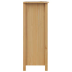 vidaXL Weinschrank HILL Honigbraun 79,5 x 40 x 107,5 cm