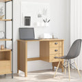 vidaXL Schreibtisch mit Schubladen HILL Honigbraun 100 x 45 x 74 cm