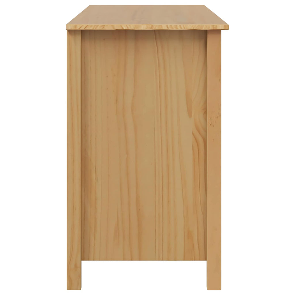 vidaXL Schreibtisch mit Schubladen HILL Honigbraun 100 x 45 x 74 cm