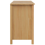 vidaXL Schreibtisch mit Schubladen HILL Honigbraun 100 x 45 x 74 cm