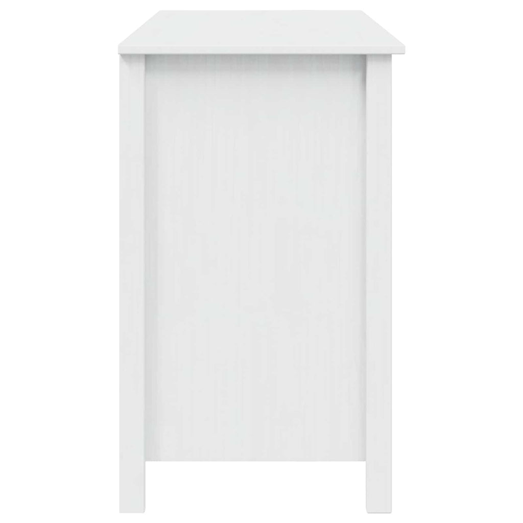 vidaXL Schreibtisch mit Schubladen HILL Weiß 100 x 45 x 74 cm