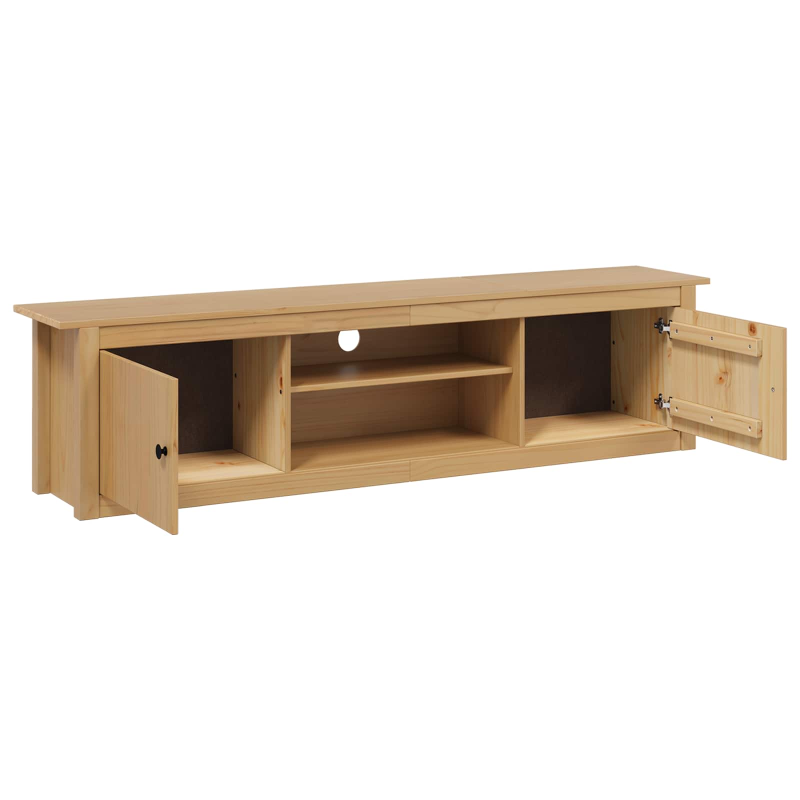 vidaXL TV Rack HILL Honigbraun 158 x 40 x 39,5 cm Massives Kiefernholz
