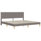 vidaXL Bettrahmen 200 x 200 cm Taupe