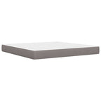 vidaXL Bettrahmen 200 x 200 cm Taupe