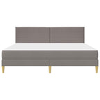 vidaXL Bettrahmen 200 x 200 cm Taupe