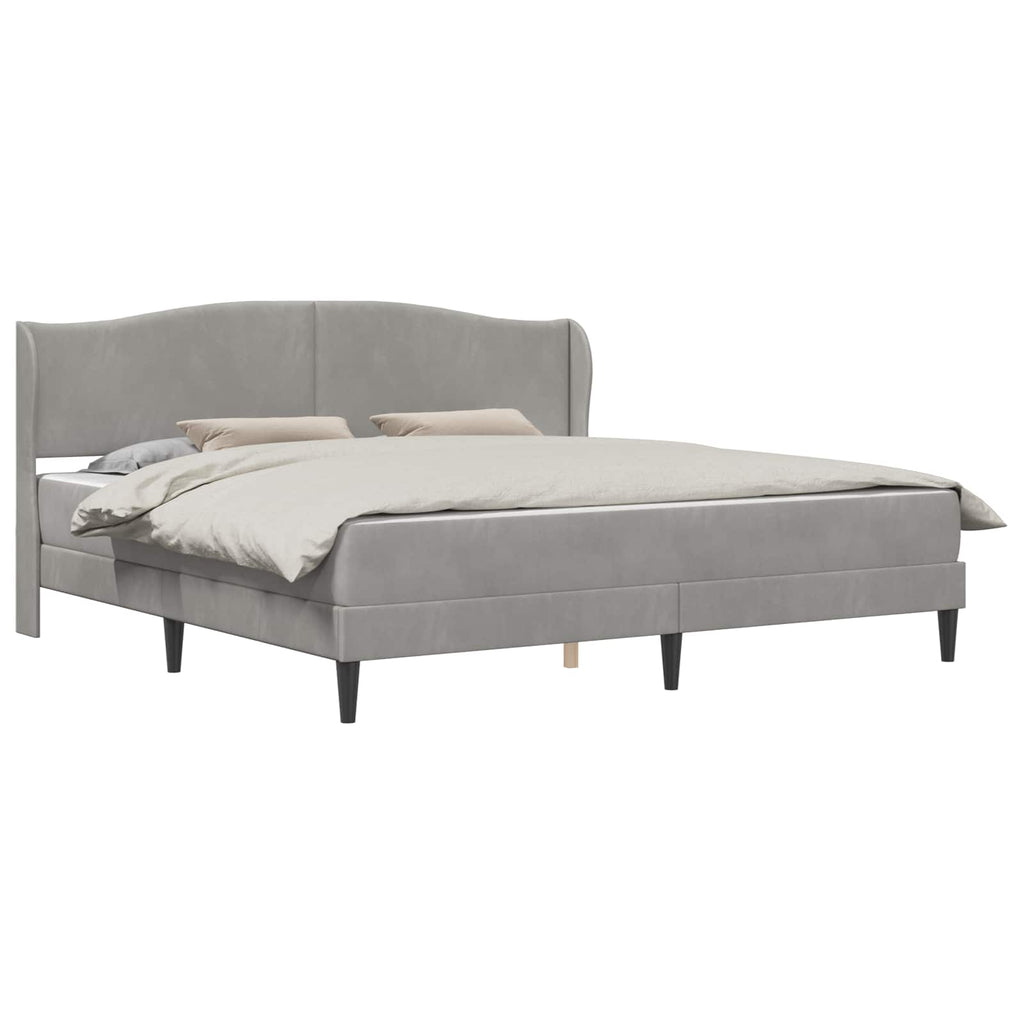vidaXL Bettgestell mit Stauraum und Kopfteil 2 pcs Holzwerkstoff