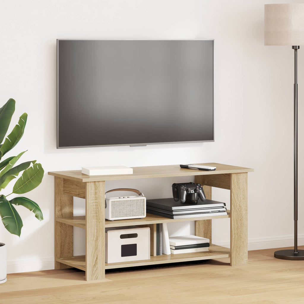 vidaXL TV-Ständer Sonoma-Eiche 100 x 40 x 50 cm