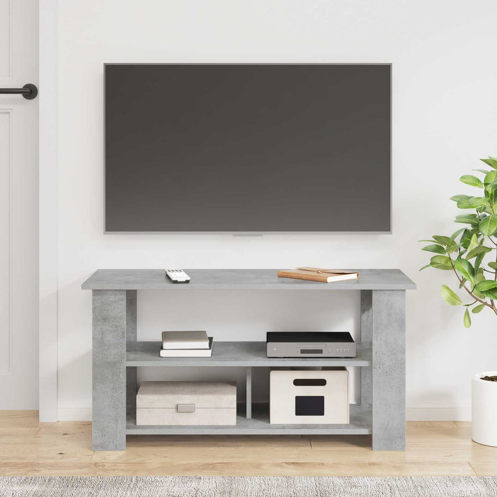 vidaXL TV-Ständer Beton Grau 100 x 40 x 50 cm
