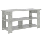 vidaXL TV-Ständer Beton Grau 100 x 40 x 50 cm