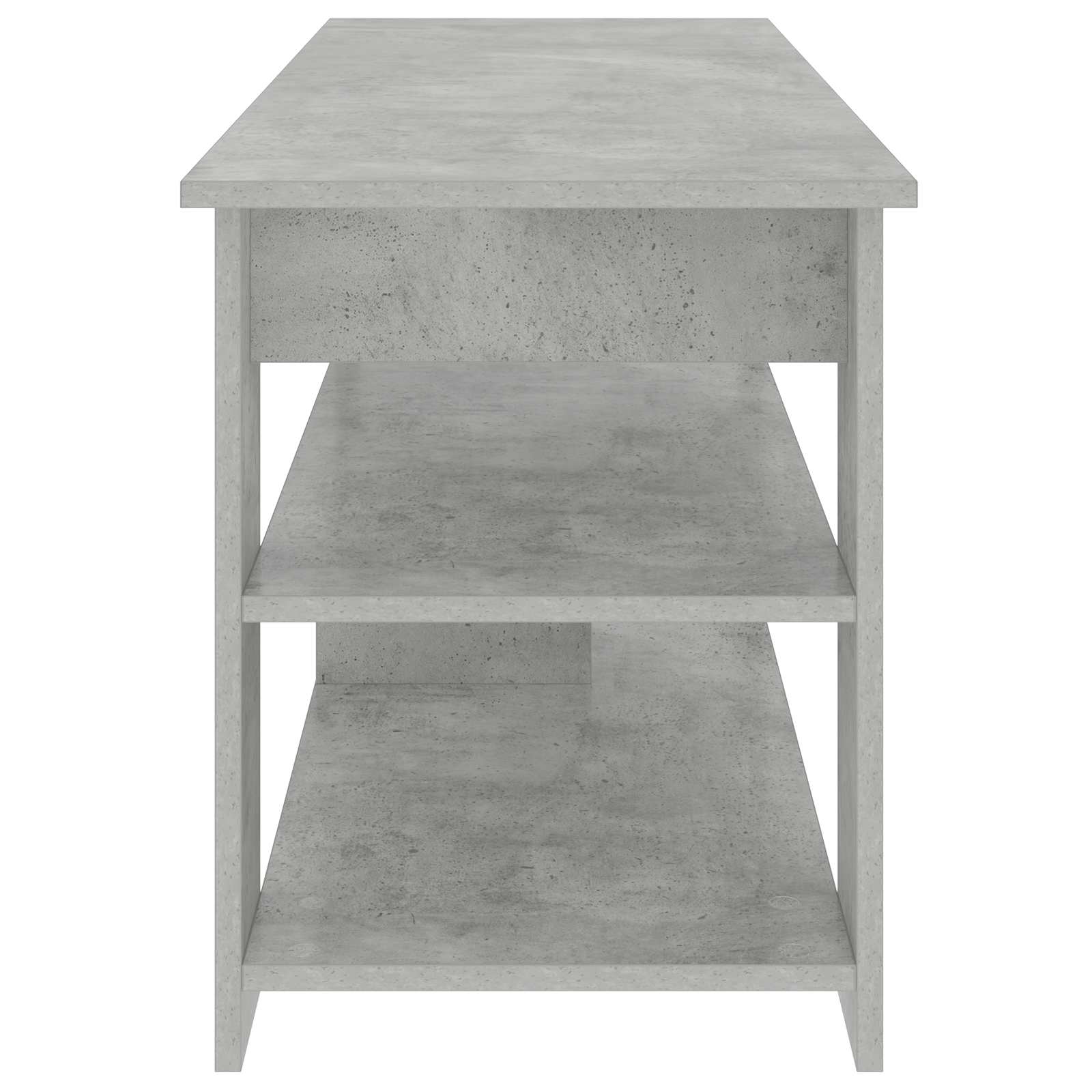 vidaXL TV-Ständer Beton Grau 100 x 40 x 50 cm