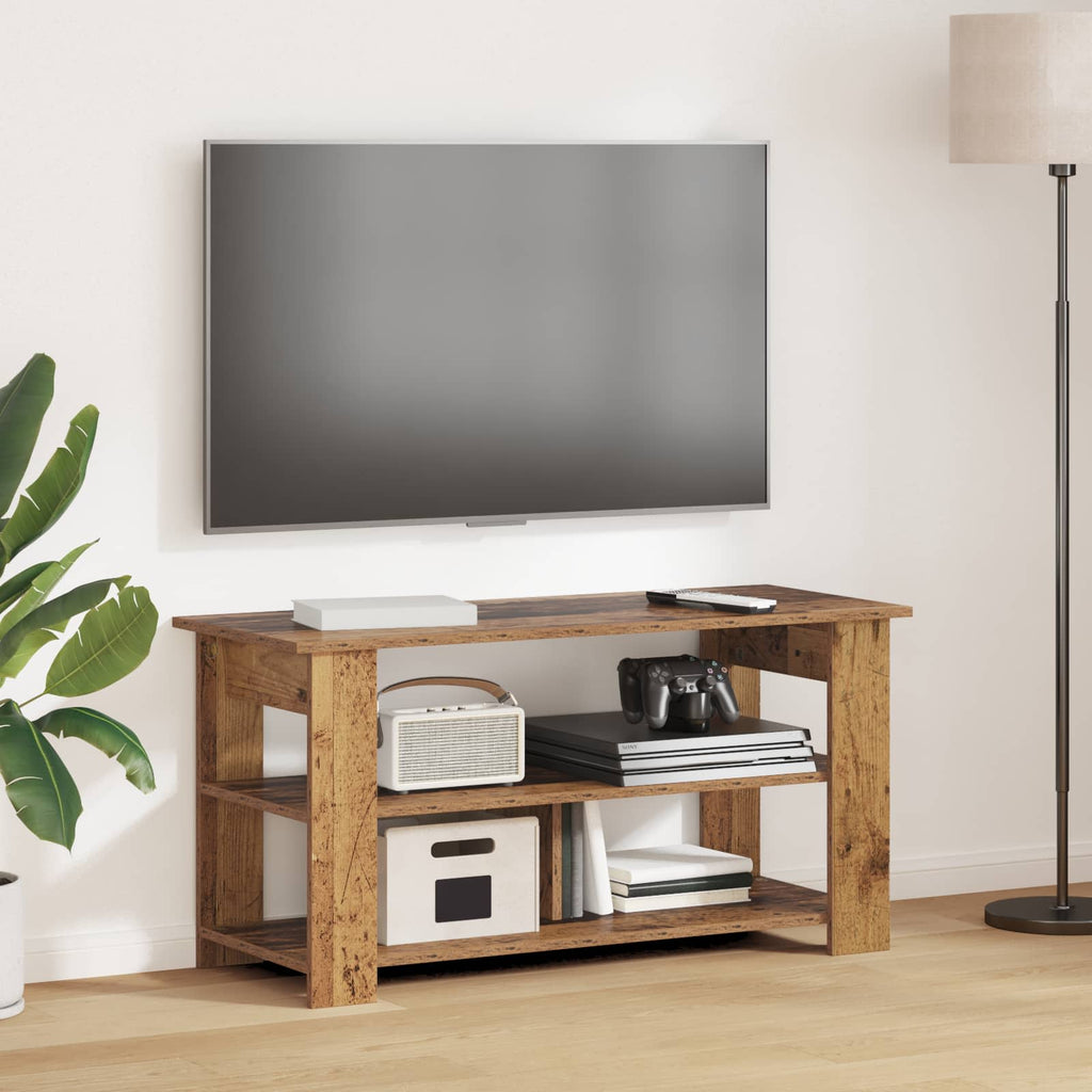 vidaXL TV-Ständer Altholz 100 x 40 x 50 cm