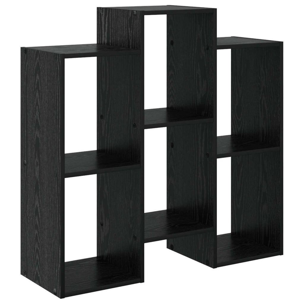 vidaXL Sideboard Schwarz Eichen-Optik 90 x 30 x 90 cm