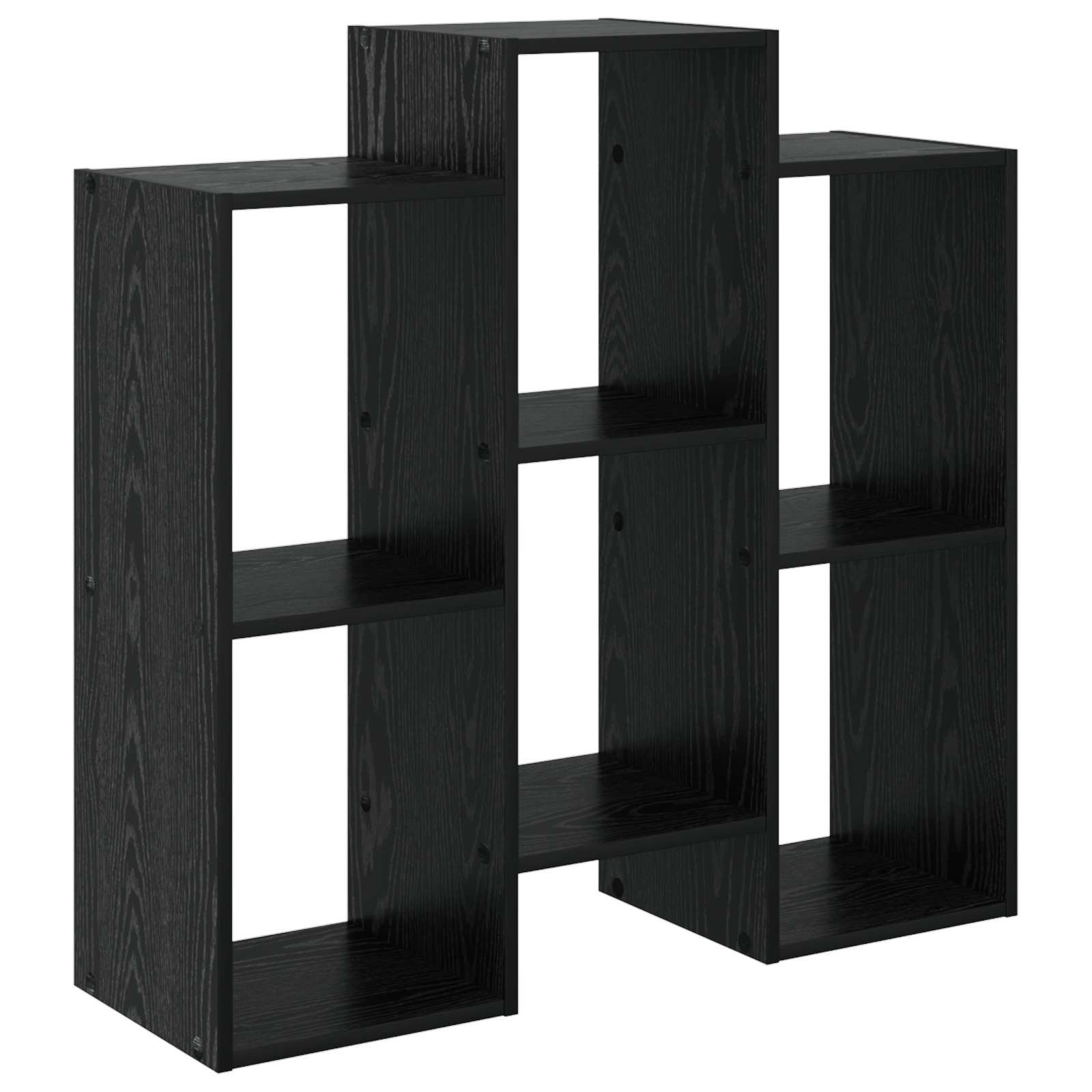 vidaXL Sideboard Schwarz Eichen-Optik 90 x 30 x 90 cm