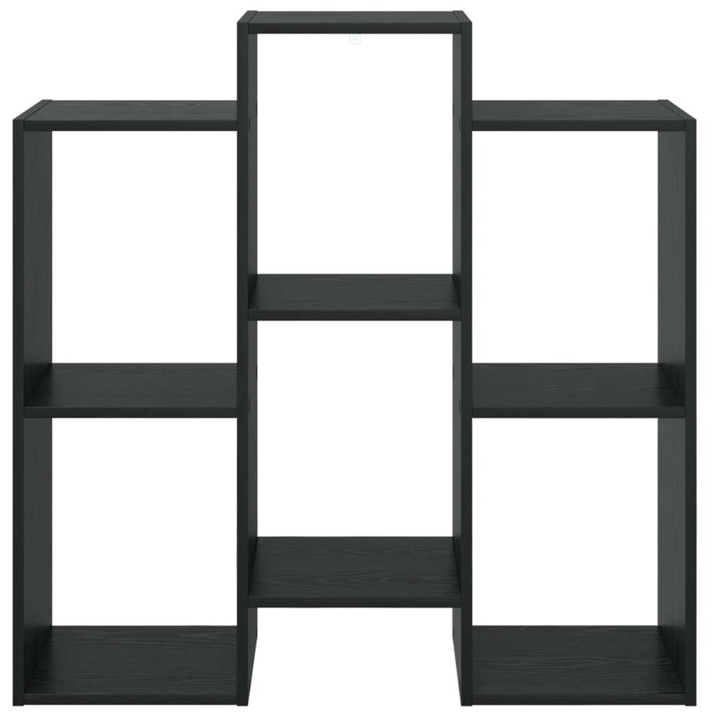 vidaXL Sideboard Schwarz Eichen-Optik 90 x 30 x 90 cm