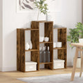 vidaXL Sideboard Geräucherte Eiche 90 x 30 x 90 cm