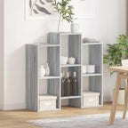 vidaXL Sideboard Graues Sonoma 90 x 30 x 90 cm