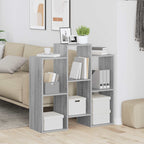 vidaXL Sideboard Graues Sonoma 90 x 30 x 90 cm