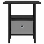 vidaXL Nachttisch Schwarz Eichen-Optik 41 x 40 x 45 cm Holzwerkstoff