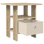 vidaXL Nachttisch 2 pcs Sonoma-Eiche 41 x 40 x 45 cm Holzwerkstoff